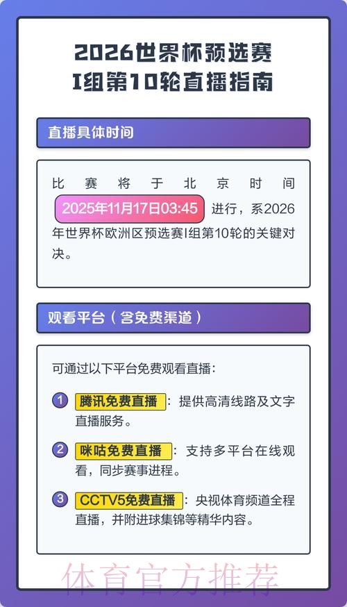 2026世界杯直播实时更新观看指南怎么查